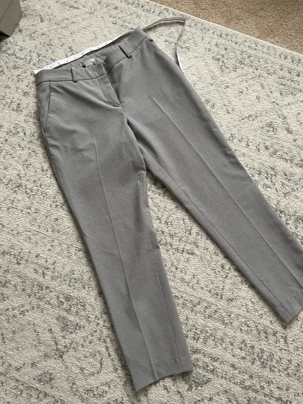 H&M Light Gray Tailored Women's Dress Pants